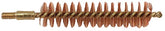 Brass core bronze-bristle bore brush close-up